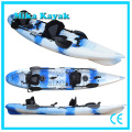 Plastic Ocean Kayak Verkauf für zwei Personen sitzen auf Top Kanu